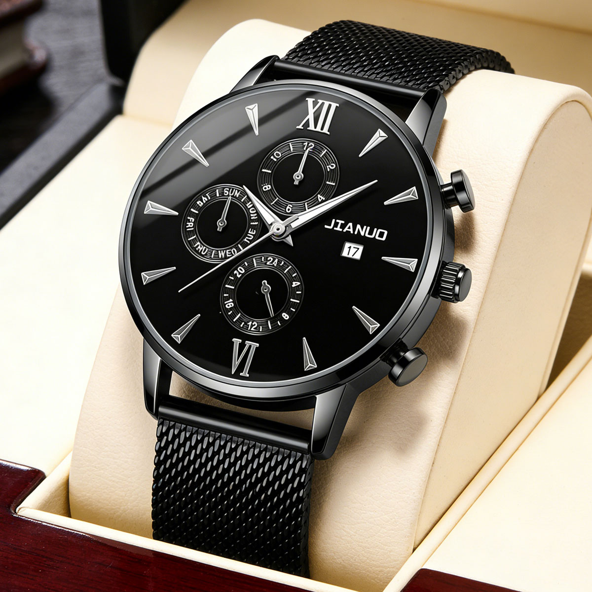 Mesh Stainless Strap - 트렌디한 캐주얼 남성용 밀라노 메쉬 벨트