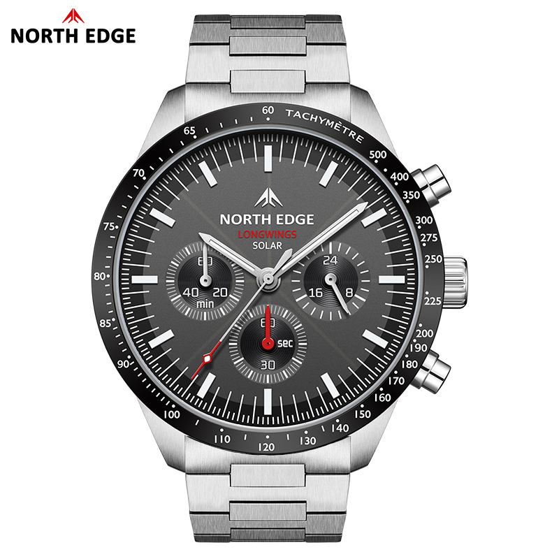 Hybrid Smartwatch - North Edge 2025 Longwings 남성용 쿼츠