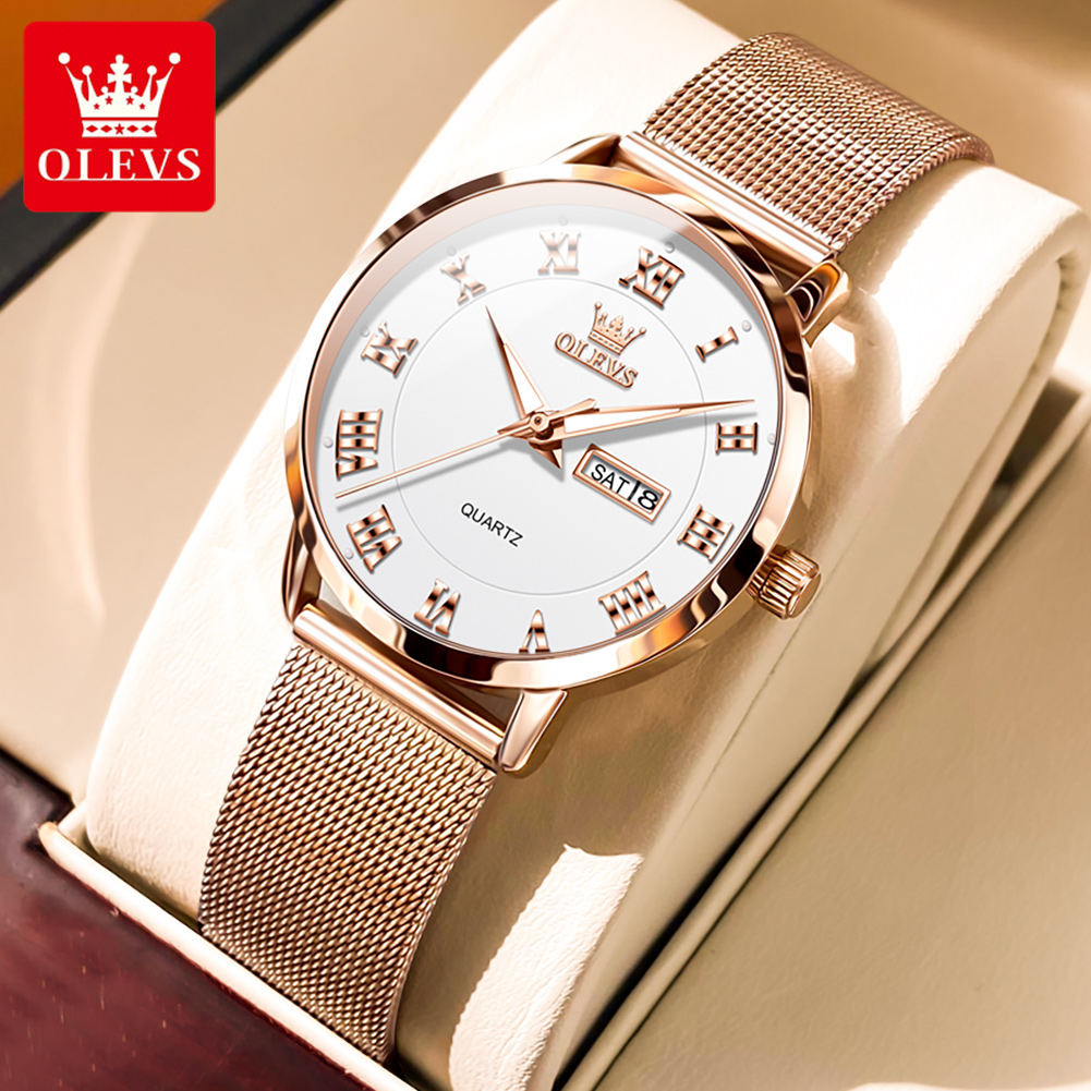 Mesh Stainless Strap - OLEVS 2920 우아한 오리지널 여성용 쿼츠