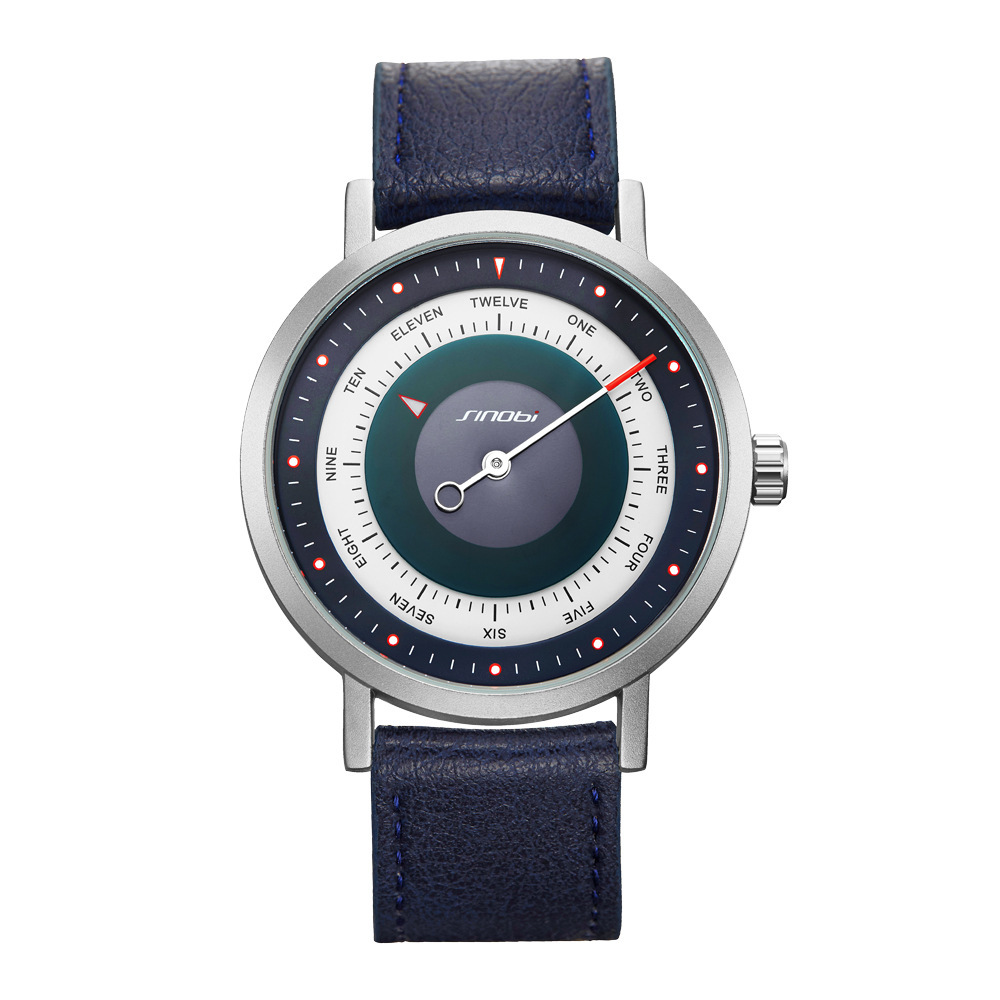 Mesh Stainless Strap - 남성용 크리에이티브 컴퍼스 디자인의 싱글 핸드