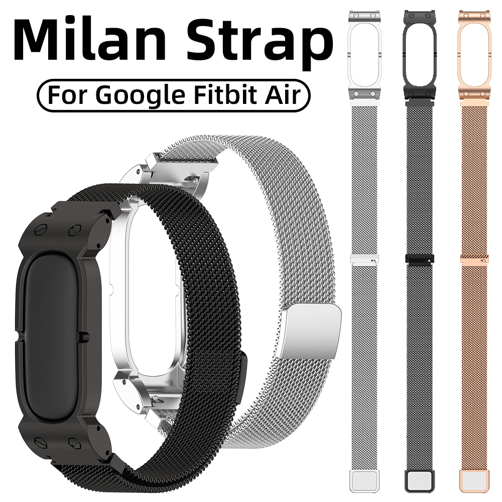 Mesh Stainless Strap - Fitbit Air용 밀라노 시계 밴드 스테인레스