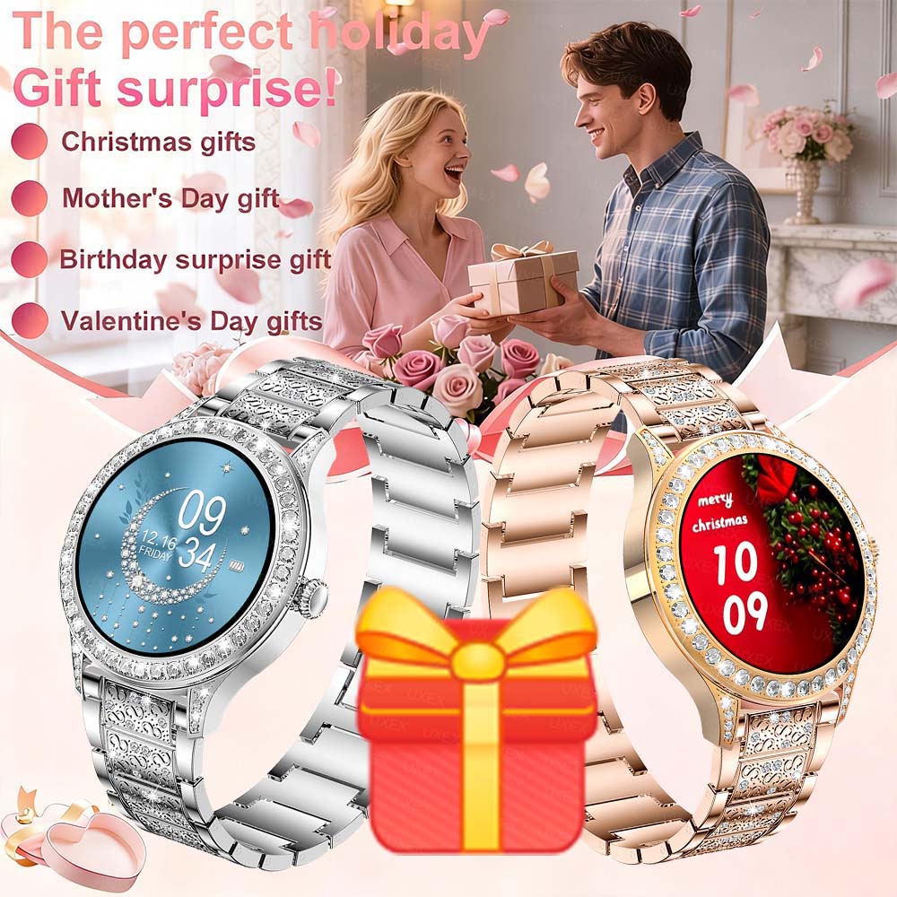 여성용 고급 스마트 워치, 1.27인치 화면, 무선 통 - Smartwatch Luxury Watches For Women 리뷰 및 가격