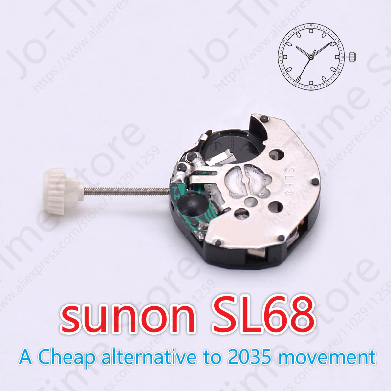 Sunon Sl68 쿼츠 시계 무브먼트 2035 무브먼 - Watch Movement Rotor 리뷰 및 가격