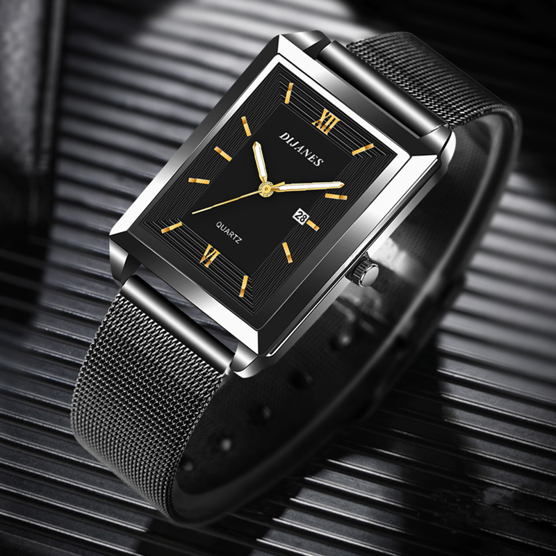 남성용 달력 날짜 스포츠 및 레저 가죽 시계 2023  - Mesh Stainless Strap 리뷰 및 가격