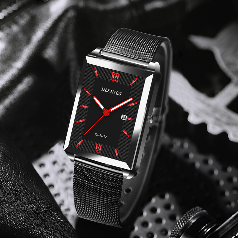 남성용 달력 날짜 스포츠 및 레저 가죽 시계 2023  - Mesh Stainless Strap 리뷰 및 가격