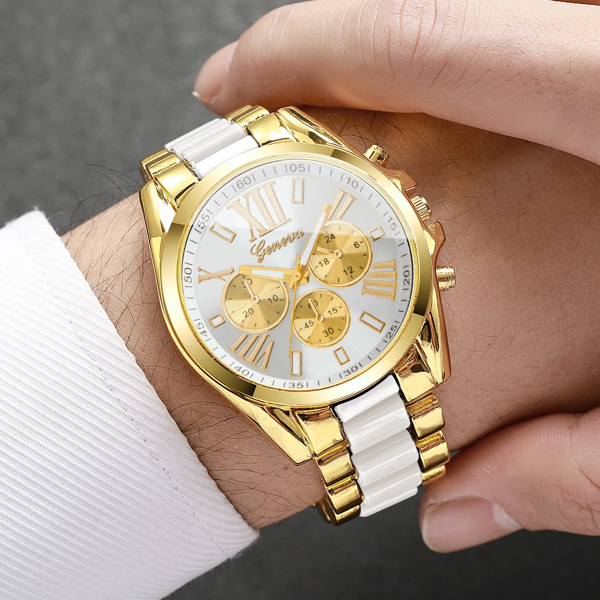 패션 로마 다이얼 남성 비즈니스 시계 럭셔리 남성용 쿼 - Watches Not Smartwatch 리뷰 및 가격