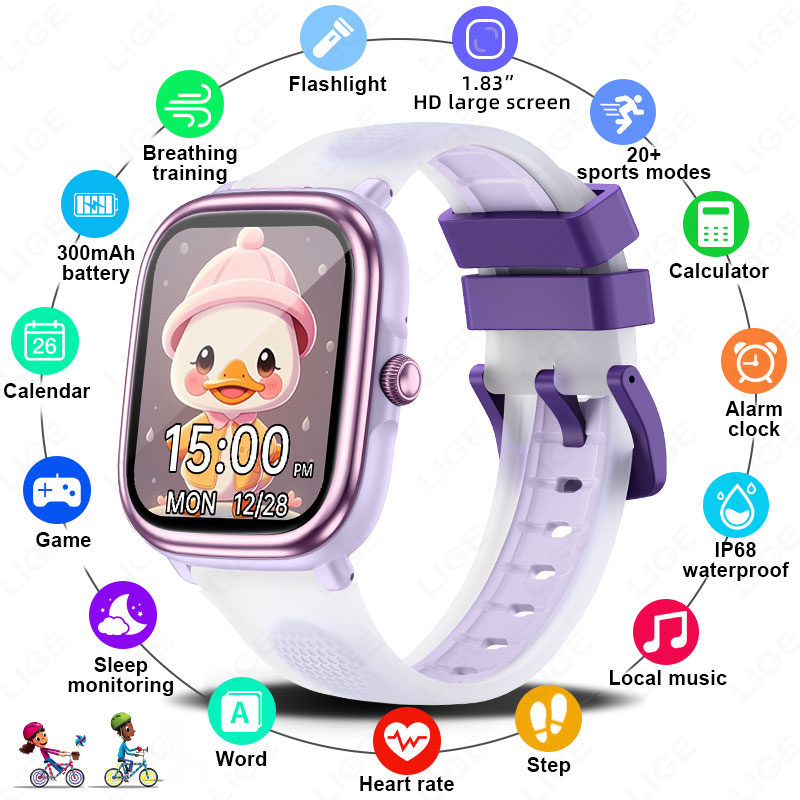 LIGE 2026 새로운 어린이 학습용 스마트워치 키즈 - Smartwatch Watches Gift For Girls 리뷰 및 가격