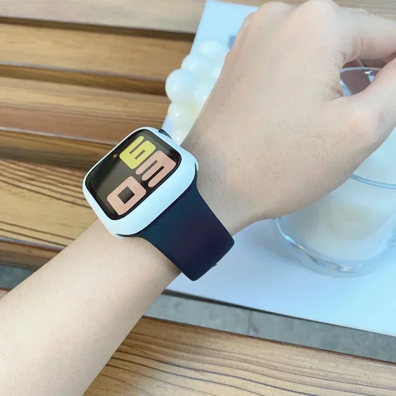 애플 워치 밴드용 실리콘 스트랩, 44mm, 40mm, - Smartwatch Apple Watches For Men 리뷰 및 가격