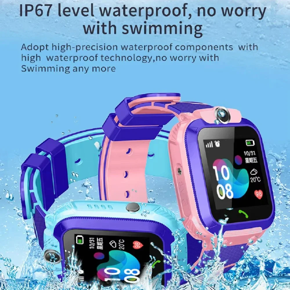 XIAOMI Q12 어린이 스마트 시계 어린이 방수 S - Smartwatch Watches For Kid Boy With Gps 리뷰 및 가격