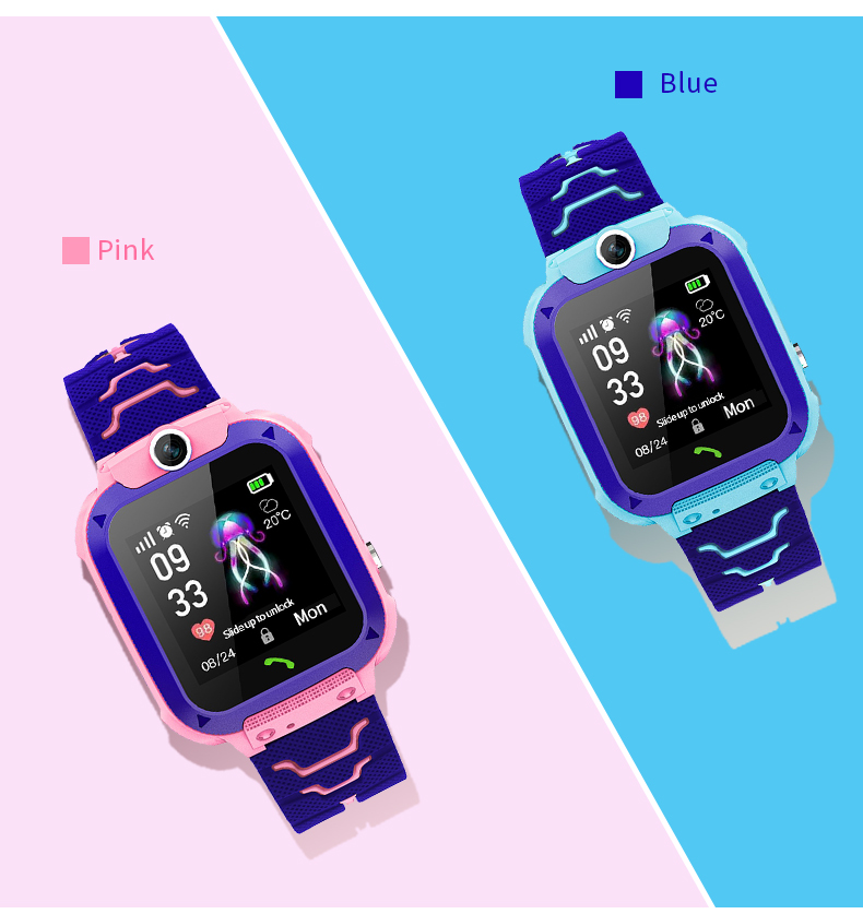 Q12B 키즈 스마트워치 - SOS 통화, 건강 모니터 - Smartwatch Watches Gift For Girls 리뷰 및 가격