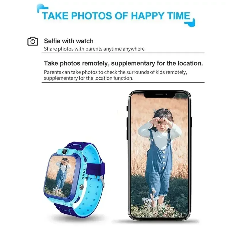 레노버 방수 스마트 워치, 어린이용 SOS 기능, GP - Smartwatch Watches Gift For Girls 리뷰 및 가격