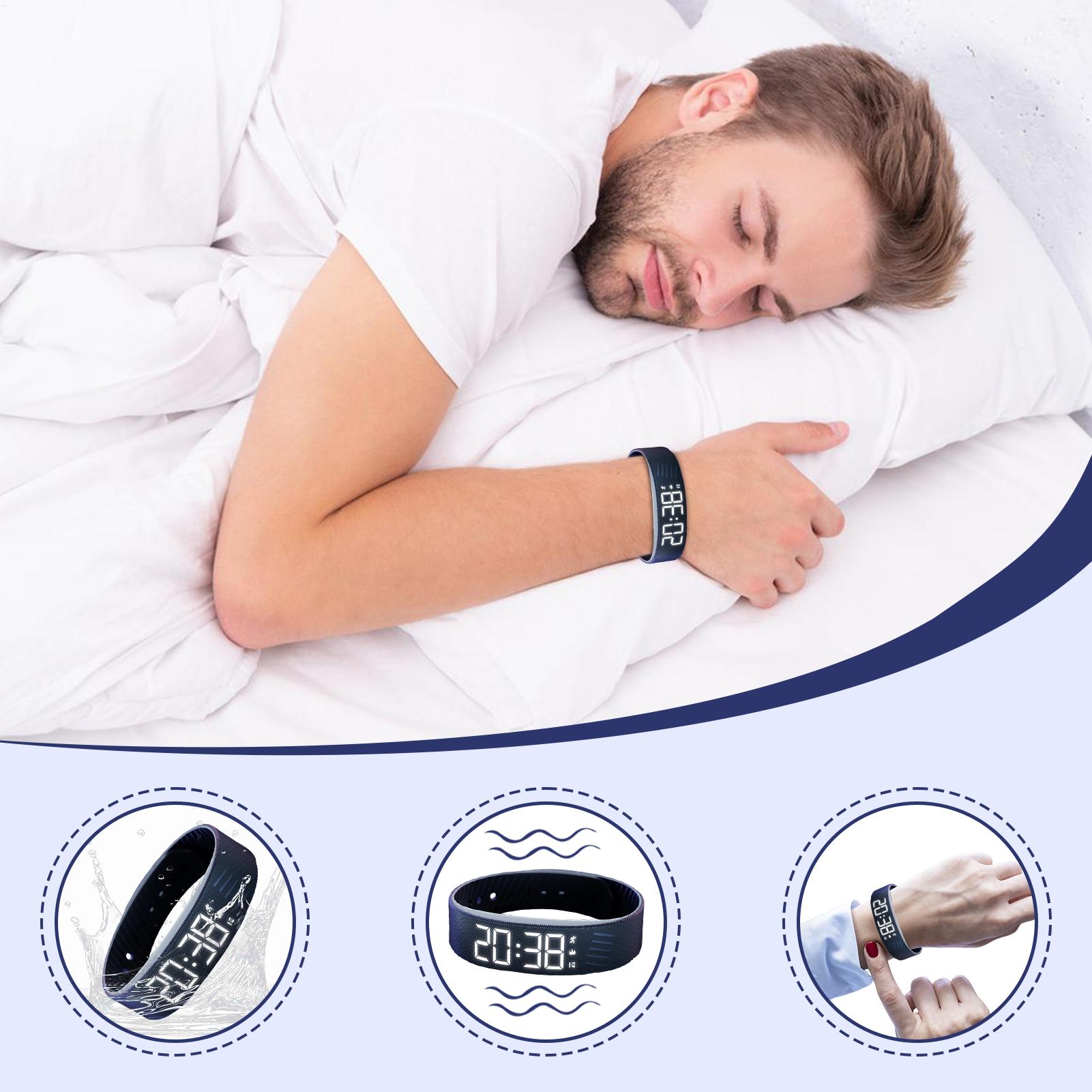알람 시계 진동 알람 기능이 있는 디지털 시계 안티-스 - Smartwatch Digital Watches For Men 리뷰 및 가격