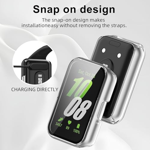 삼성 갤럭시 핏 3용 유리+케이스 하드 범퍼 쉘 스마트 - Watches Smartwatch Samsung 리뷰 및 가격