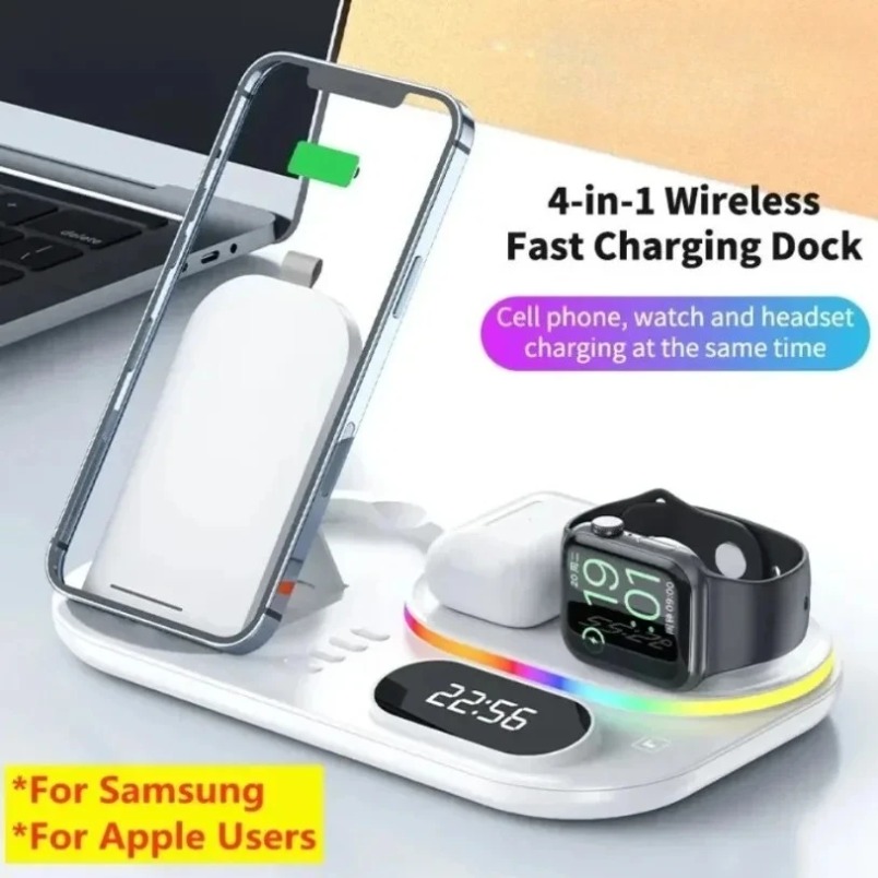 무선 휴대폰 충전기 15W Qi 인증 고속 충전 패드  - Watches Smartwatch Samsung 리뷰 및 가격