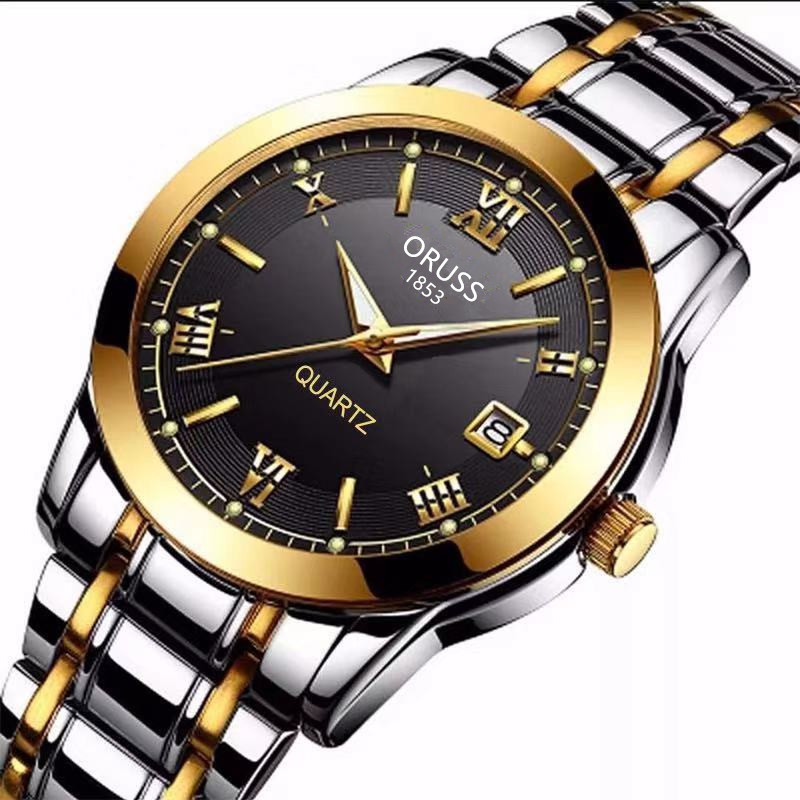 남성용 쿼츠 시계 달력이 있는 초박형 스틸 손목시계 남 - Watches Not Smartwatch 리뷰 및 가격