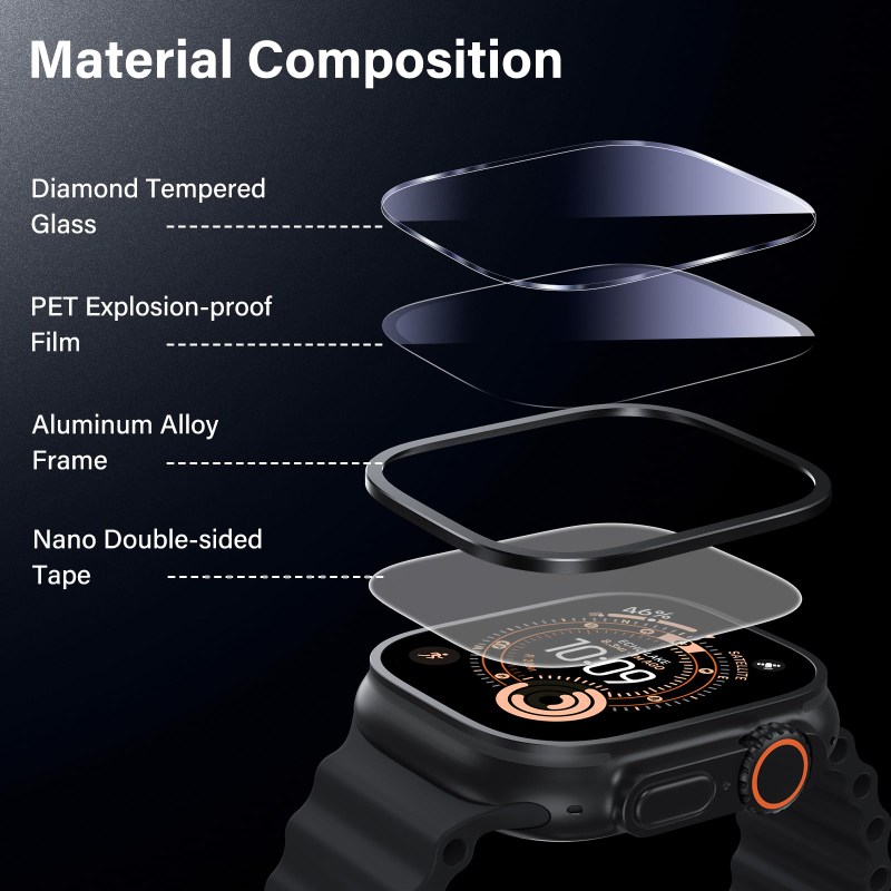 애플 워치 울트라 4 49mm용 알루미늄 합금 케이스  - Smartwatch Watches For Mens 리뷰 및 가격