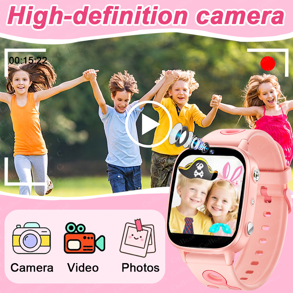 어린이 스마트워치 카메라 비디오 플레이어 26 퍼즐 게 - Smartwatch Watches Gift For Girls 리뷰 및 가격