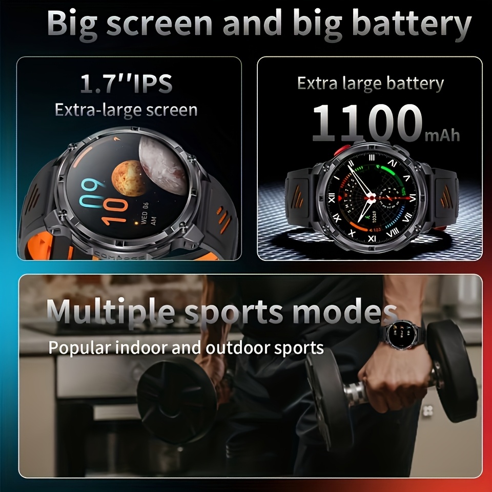 새로운 T-REX3 울트라 1100mAh 배터리 스마트 - Hybrid Smartwatch 리뷰 및 가격