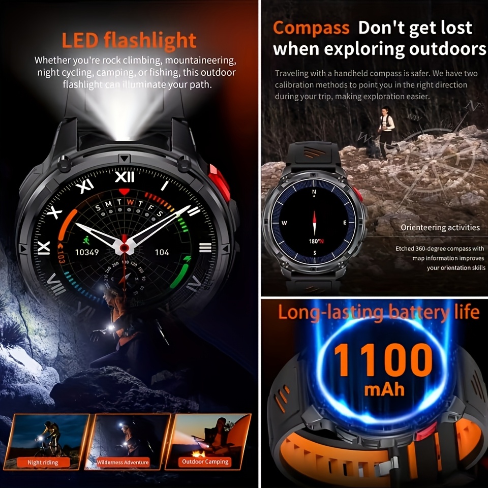 새로운 T-REX3 울트라 1100mAh 배터리 스마트 - Hybrid Smartwatch 리뷰 및 가격