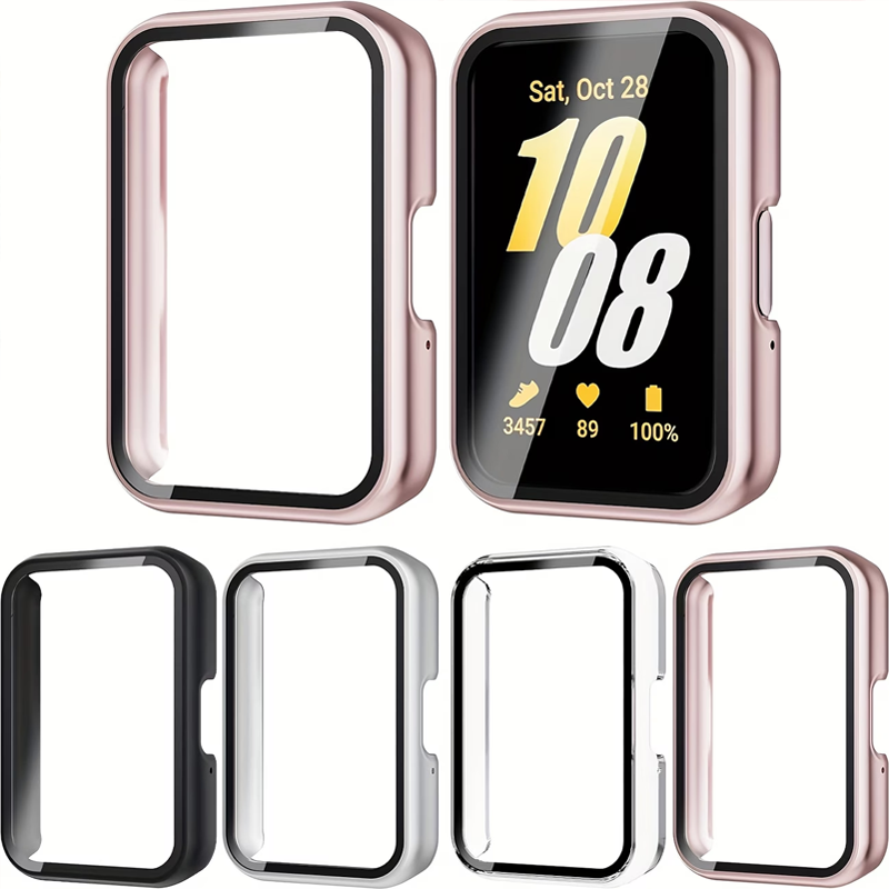 삼성 갤럭시 핏 3 스마트워치용 PC 케이스, 유리 풀 - Watches Smartwatch Samsung 리뷰 및 가격