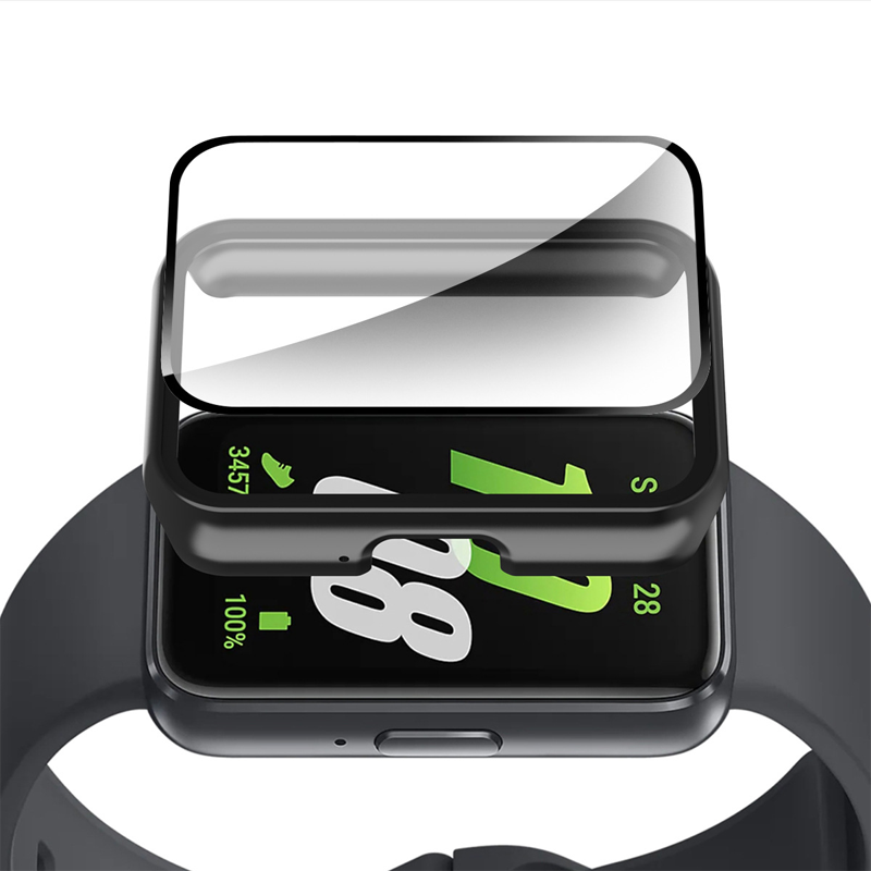 삼성 갤럭시 핏 3 스마트워치용 PC 케이스, 유리 풀 - Watches Smartwatch Samsung 리뷰 및 가격
