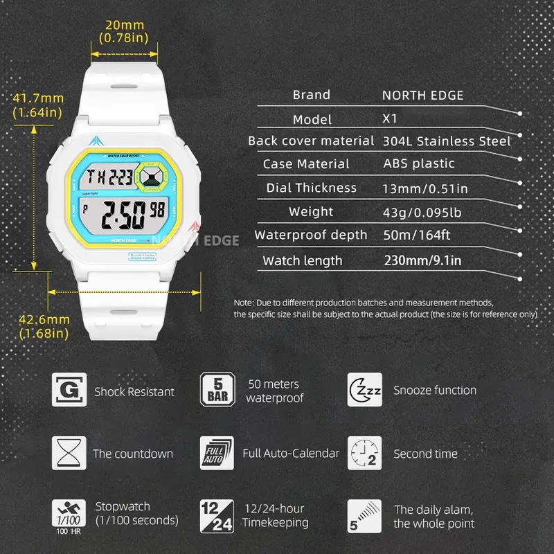 노스 엣지 2026, 남성용 신형 스마트 워치, 디지털 - Smartwatch Digital Watches For Men 리뷰 및 가격