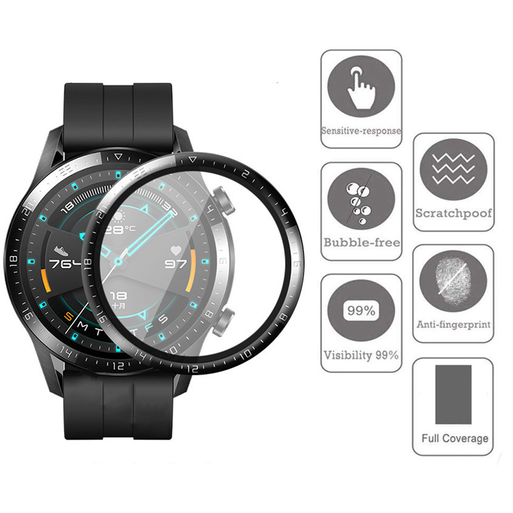 화웨이 GT 2 용 1-3pcs HD 투명 보호 필름  - Watches Not Smartwatch 리뷰 및 가격