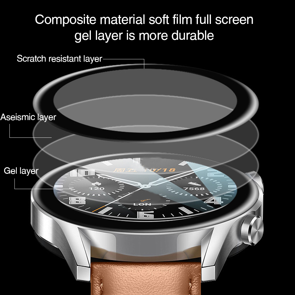 화웨이 GT 2 용 1-3pcs HD 투명 보호 필름  - Watches Not Smartwatch 리뷰 및 가격