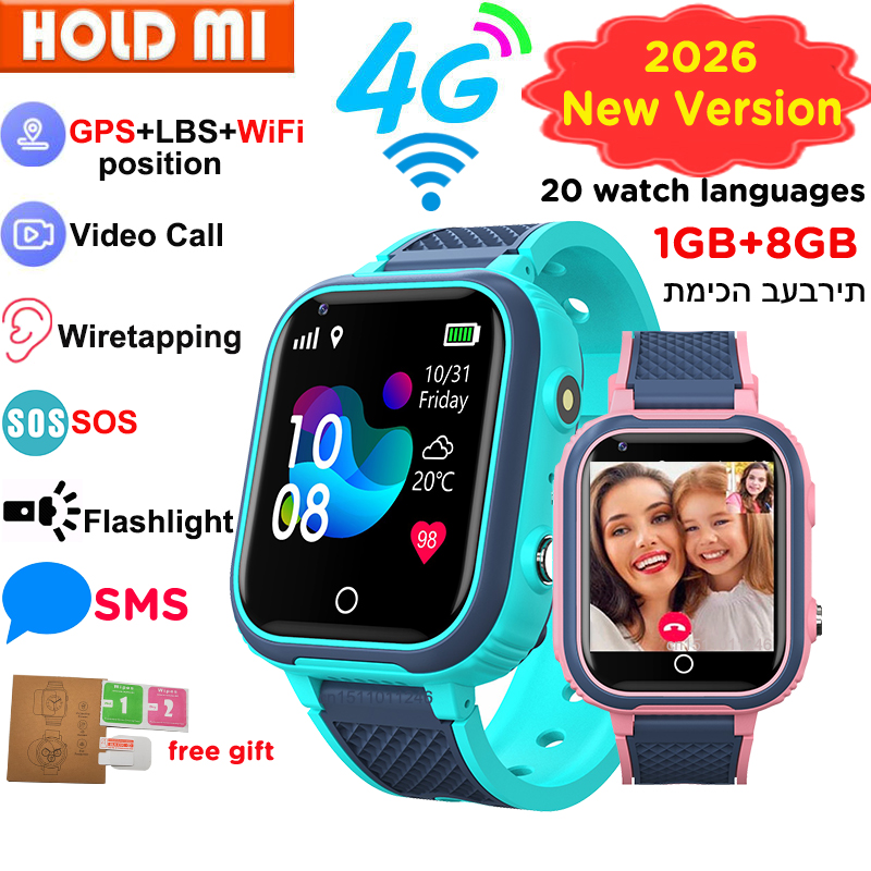 새로운 업데이트 LT21 4G 스마트워치 어린이 GPS - Smartwatch Watches For 12 Year Old Boy 리뷰 및 가격