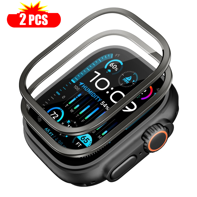 Apple Watch 용 2pcs 강화 유리 울트라 4 - Smartwatch Watches For Mens 리뷰 및 가격