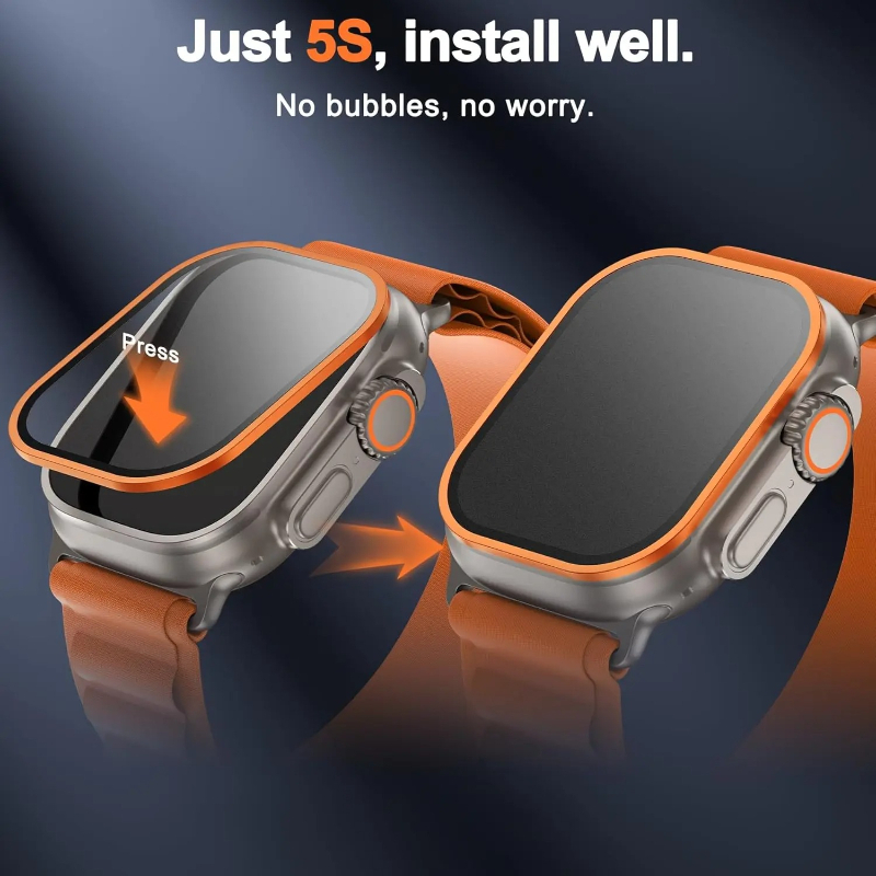 애플워치 울트라 49mm용 강화유리 티타늄 메탈 프레임 - Smartwatch Watches For Mens 리뷰 및 가격